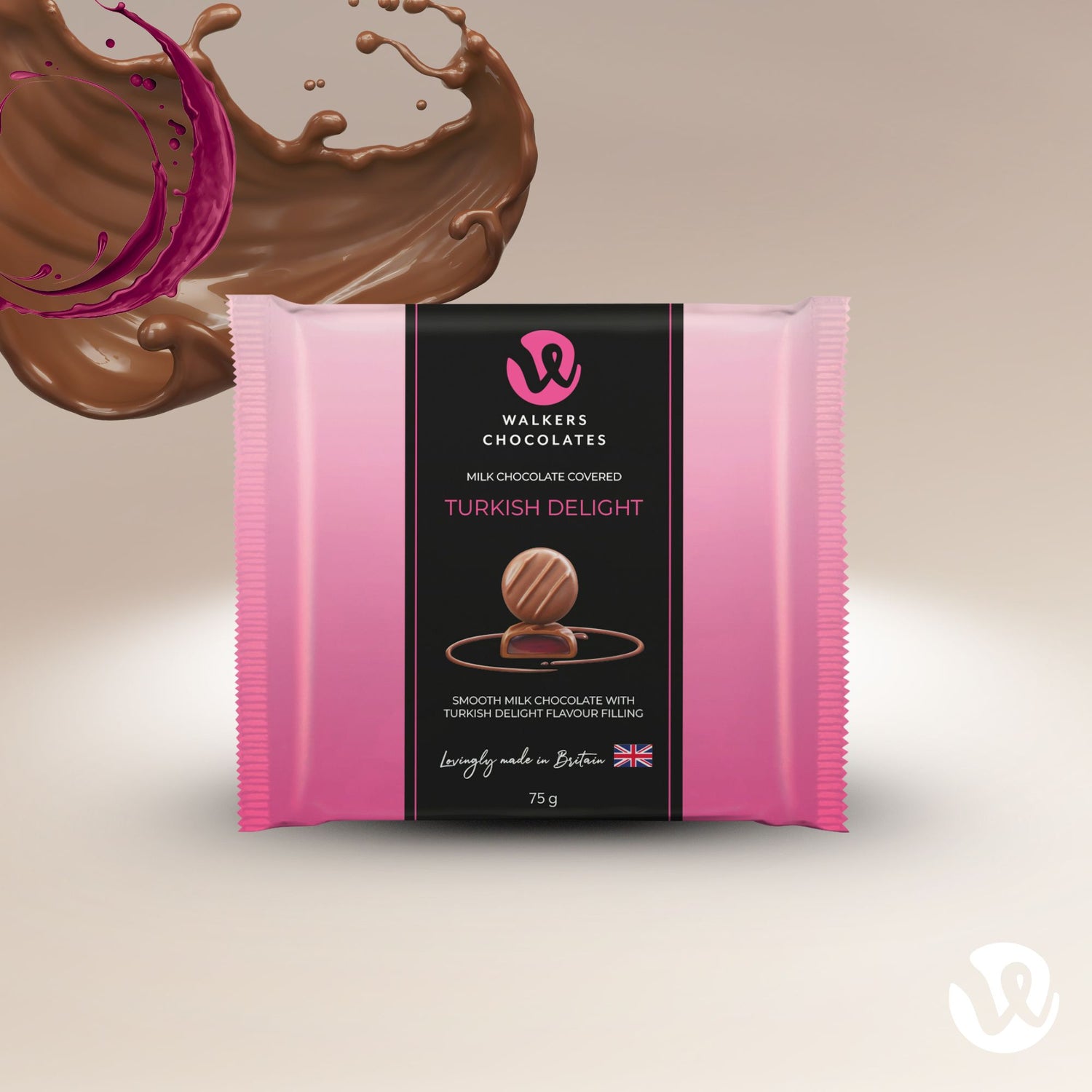 Milk Chocolate Covered Turkish Delight