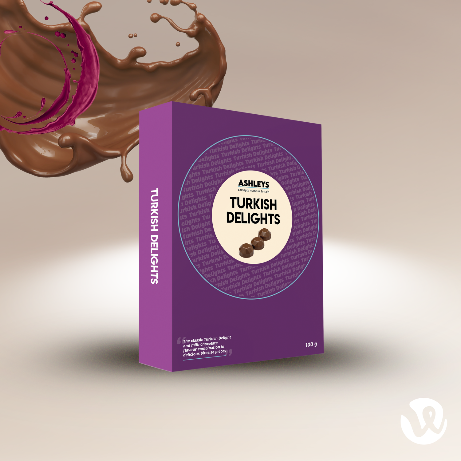 Milk Chocolate Flavour Turkish Delight