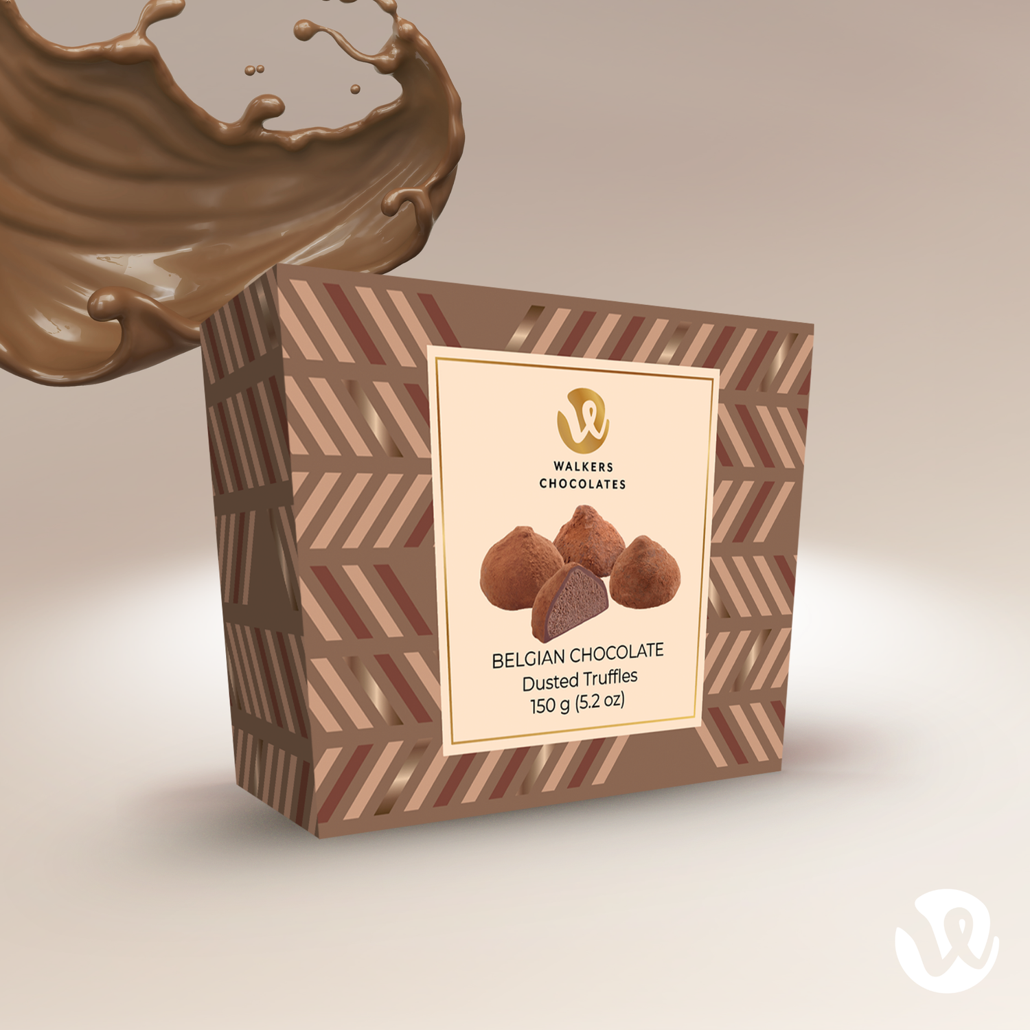 Belgian Chocolate Dusted Truffles