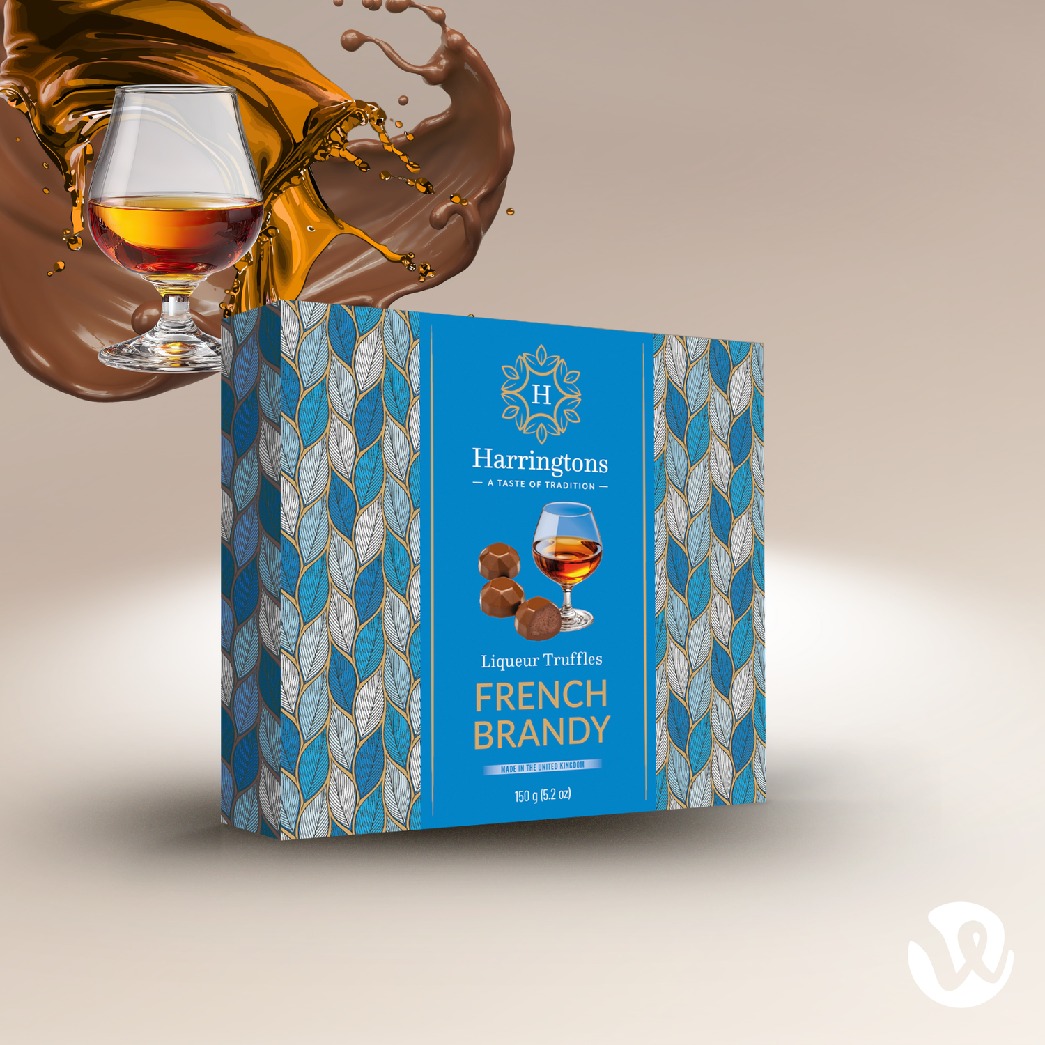 Milk Chocolate Flavour Brandy Liqueur Truffles