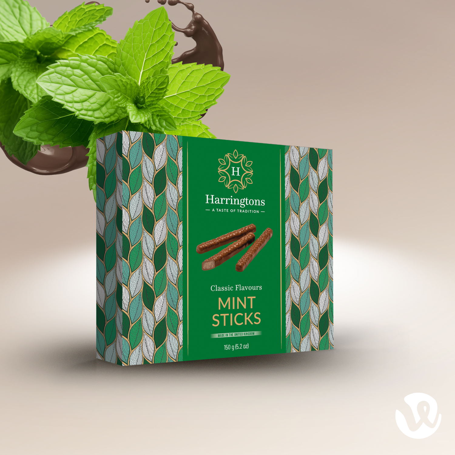 Milk Chocolate Flavour Mint Sticks