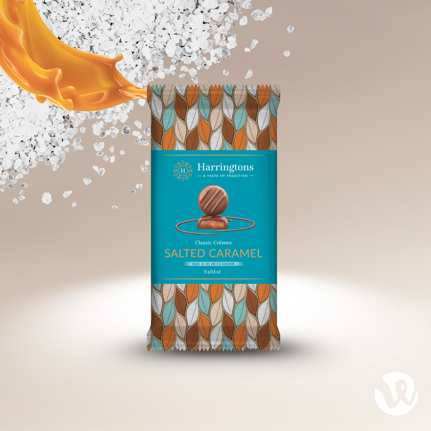 Milk Chocolate Flavour Crèmes Salted Caramel