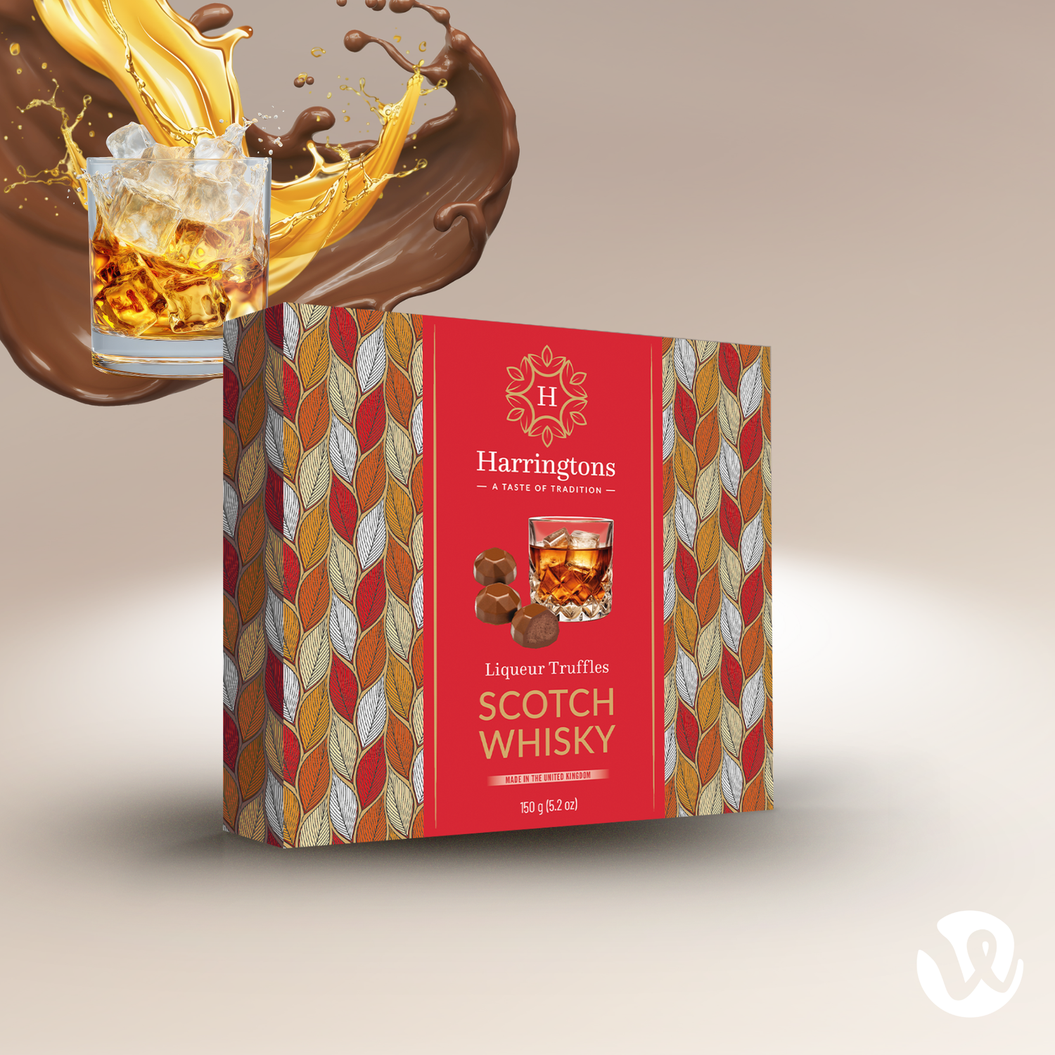 Milk Chocolate Flavour Whisky Liqueur Truffles