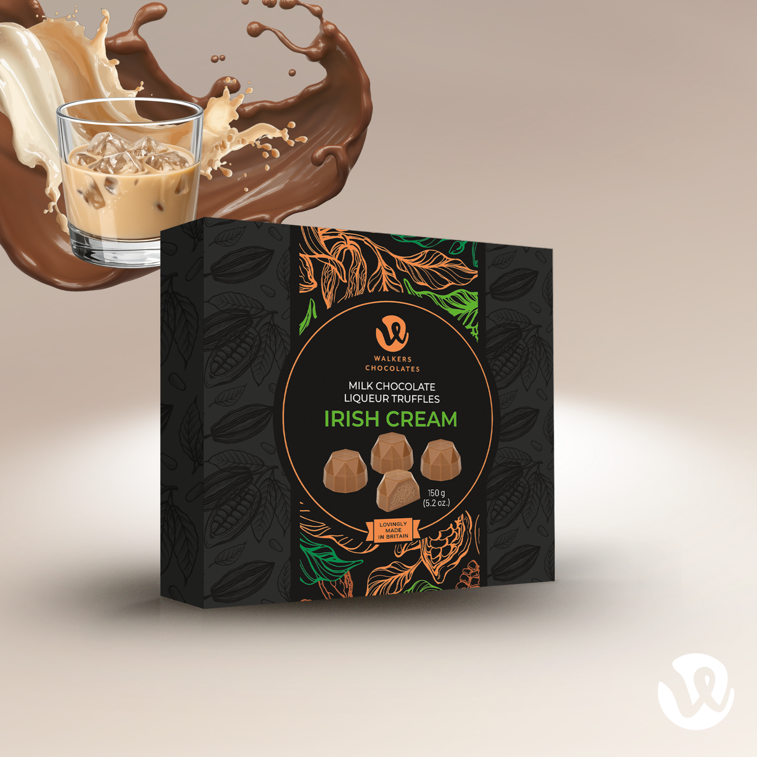 Milk Chocolate Irish Cream Liqueur Truffles