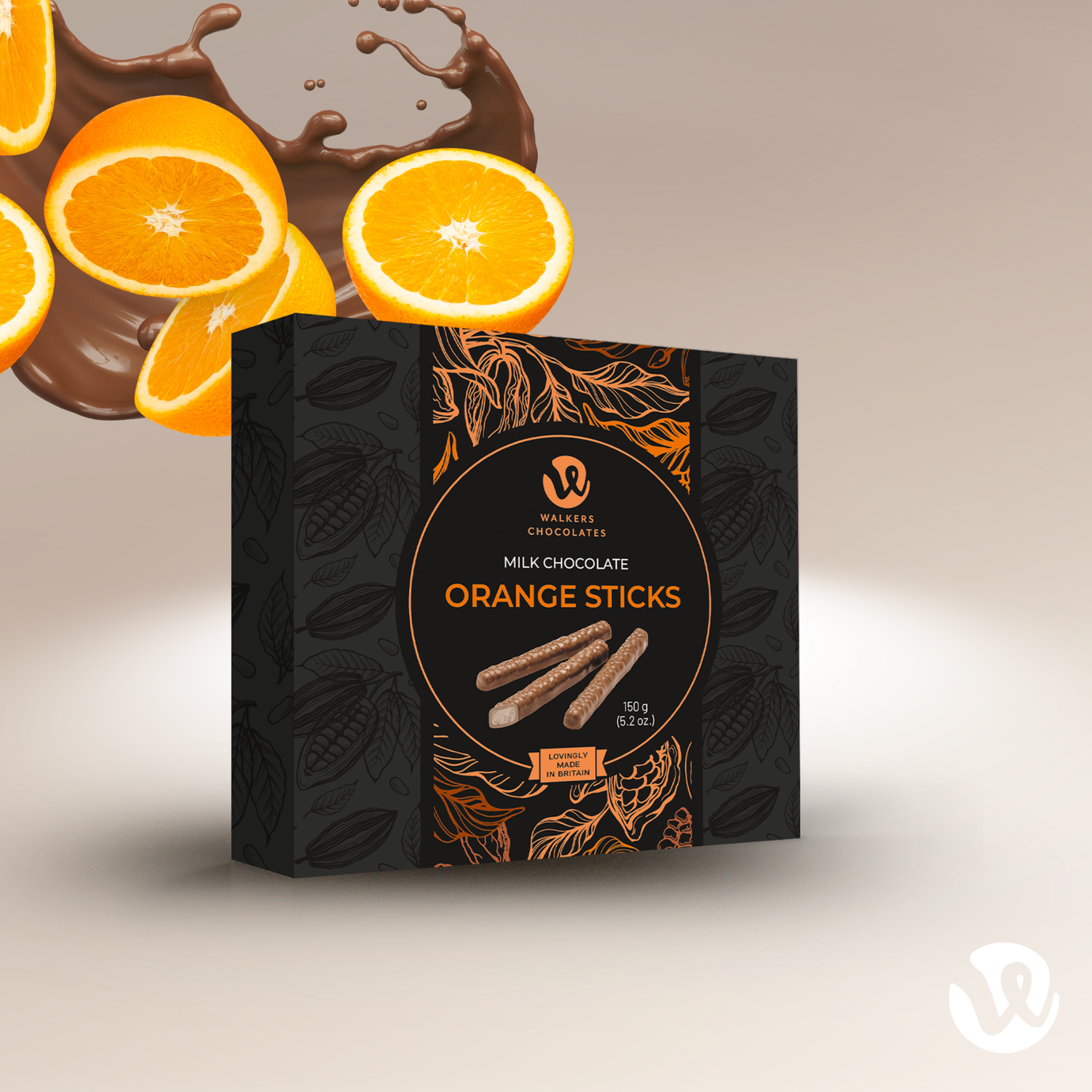 Milk Chocolate Orange Sticks