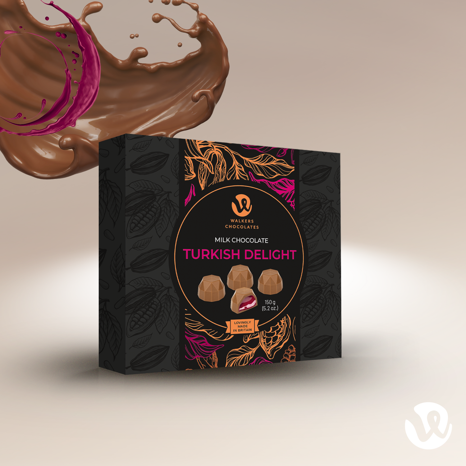 Milk Chocolate Turkish Delight