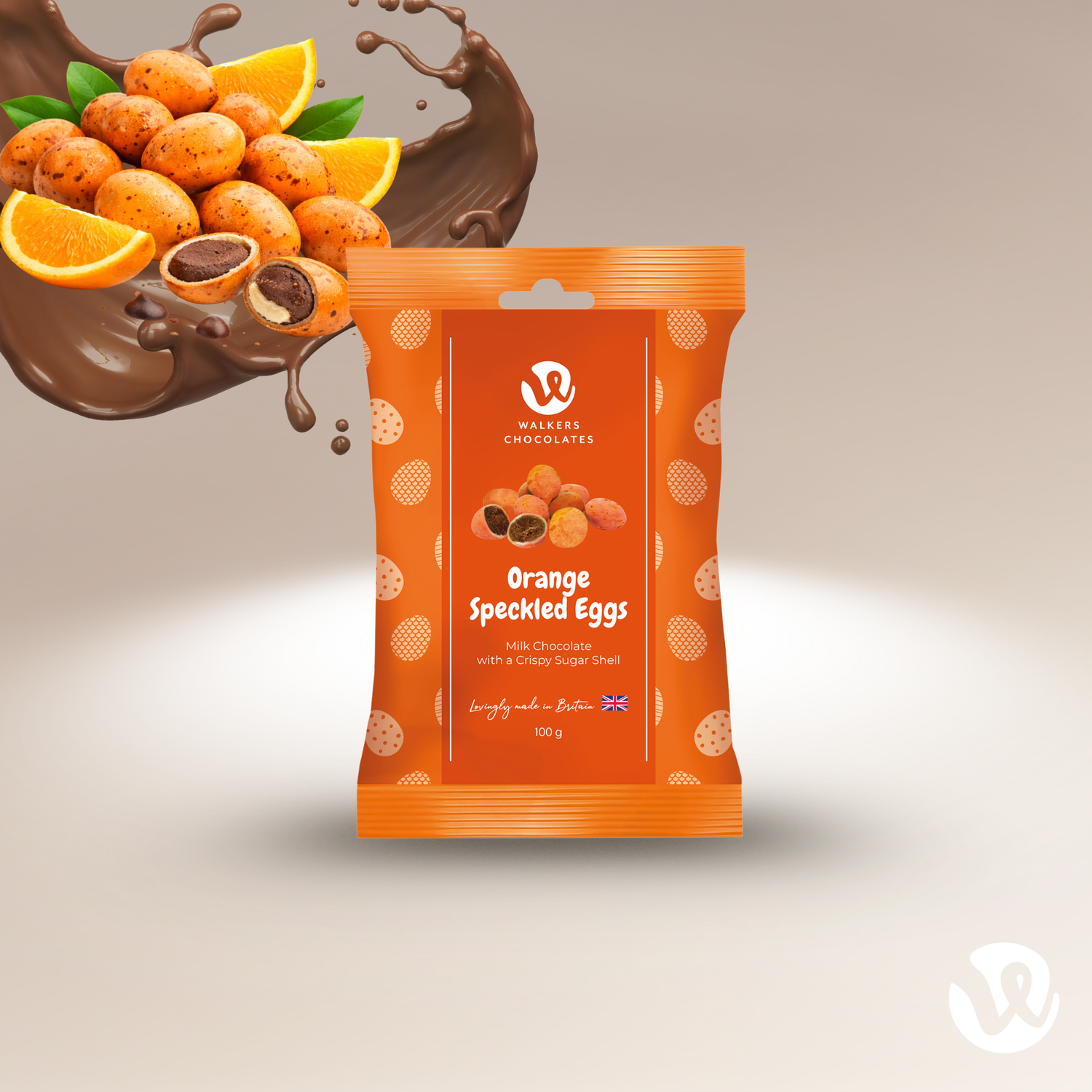 Orange Speckled Eggs
