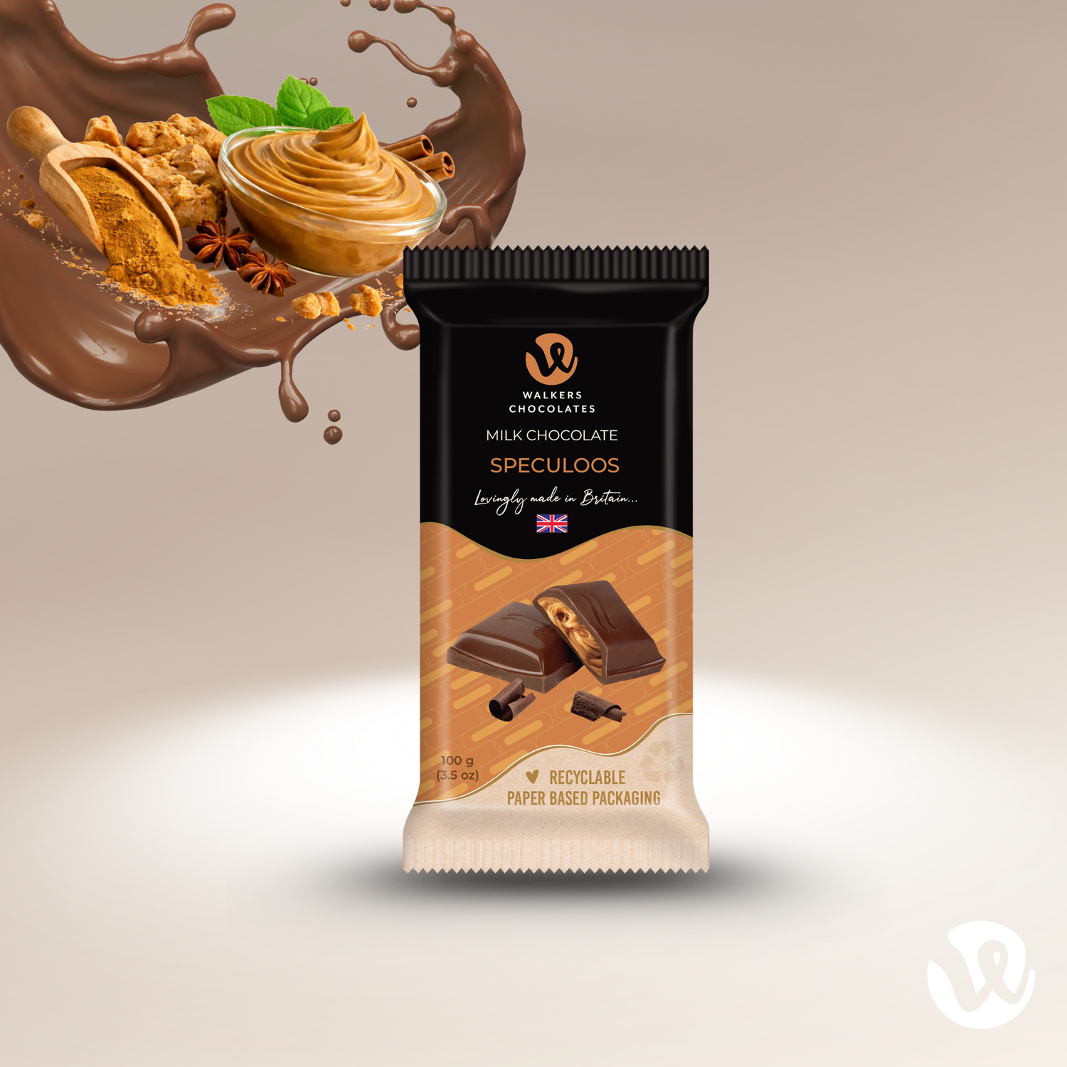 Milk Chocolate Speculoos Bar