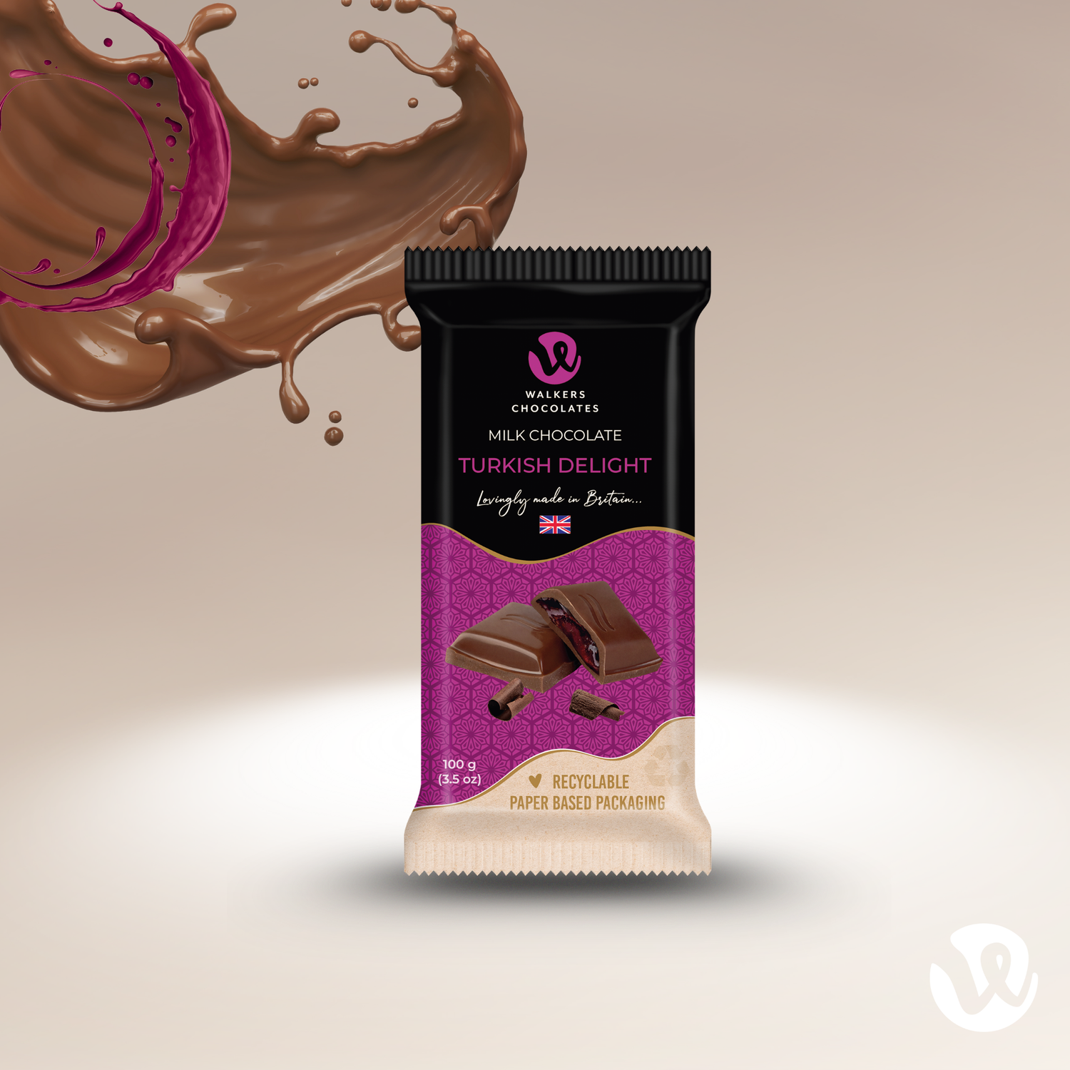 Milk Chocolate Turkish Delight Bar